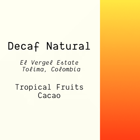 El Vergel Decaf Natural